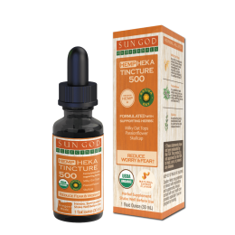 Organic Heka Worry & Fear Hemp Tincture 500