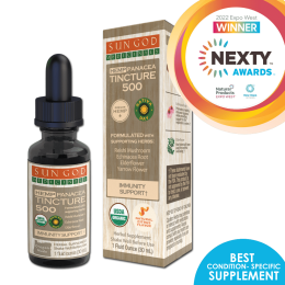 Organic Panacea Immune Support Hemp Tincture 500