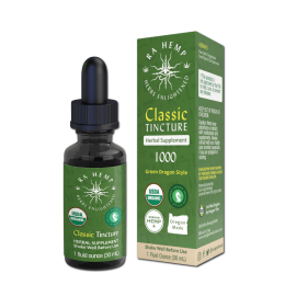 Hemp Classic "Green Dragon" Certified Organic 1 oz Tincture